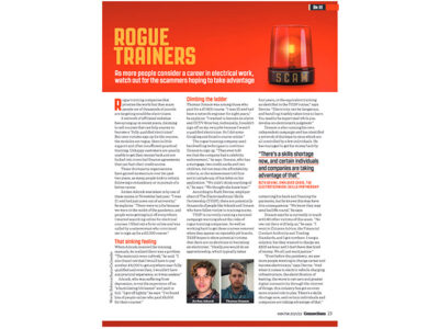 Rogue Trainers awareness in Connections
